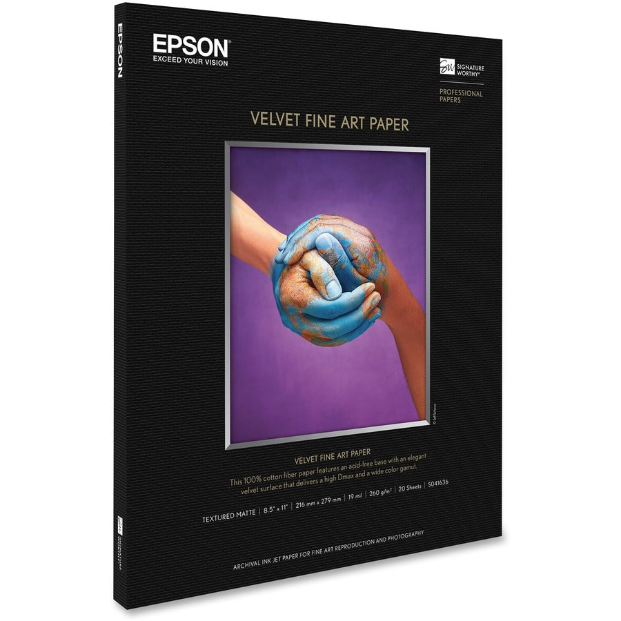 Epson Enhanced Matte Bright White Cotton Art Paper S041636