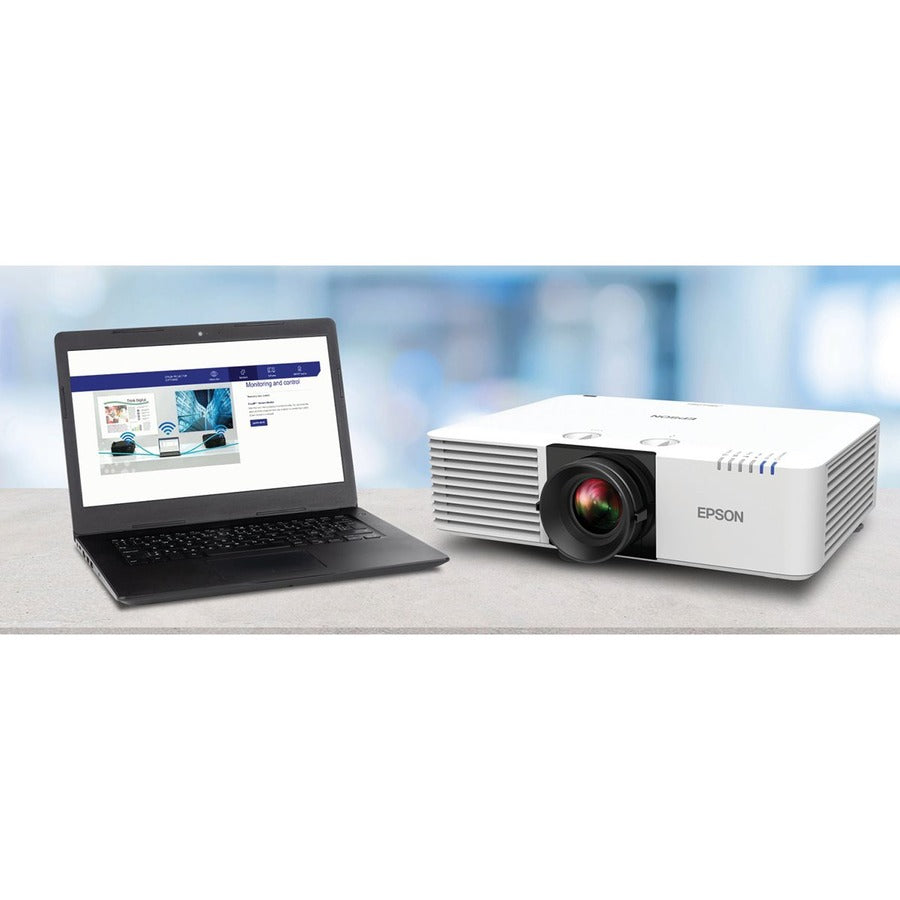 Epson PowerLite L570U 3LCD Projector - 16:10 - Ceiling Mountable - White - 1920 x 1200 -