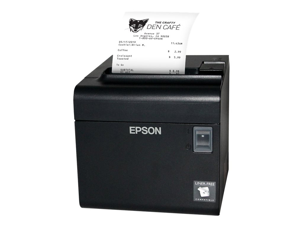 Epson TM-L90II - Receipt printer - thermal line - - 203 x 203 dpi - up to 401.6 inch/min - USB, LAN - cutter - Epson Dark Gray 4J8H7AA#ABA