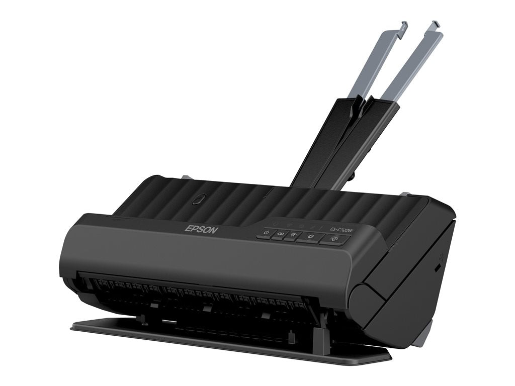 Epson WorkForce ES-C320W - Sheetfed scanner - Contact Image Sensor (CIS) - A4 - 600 dpi x 600 dpi - ADF (20 sheets) - up