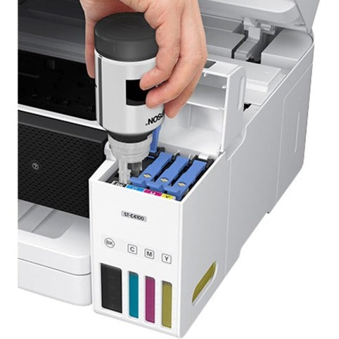 Epson WorkForce ST-C4100 Wireless Inkjet Multifunction Printer - Color C11CJ60203
