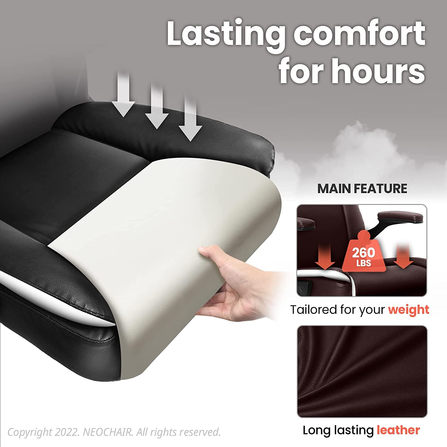 Ergonomic Black Office Chair With Flip Up Armrests
