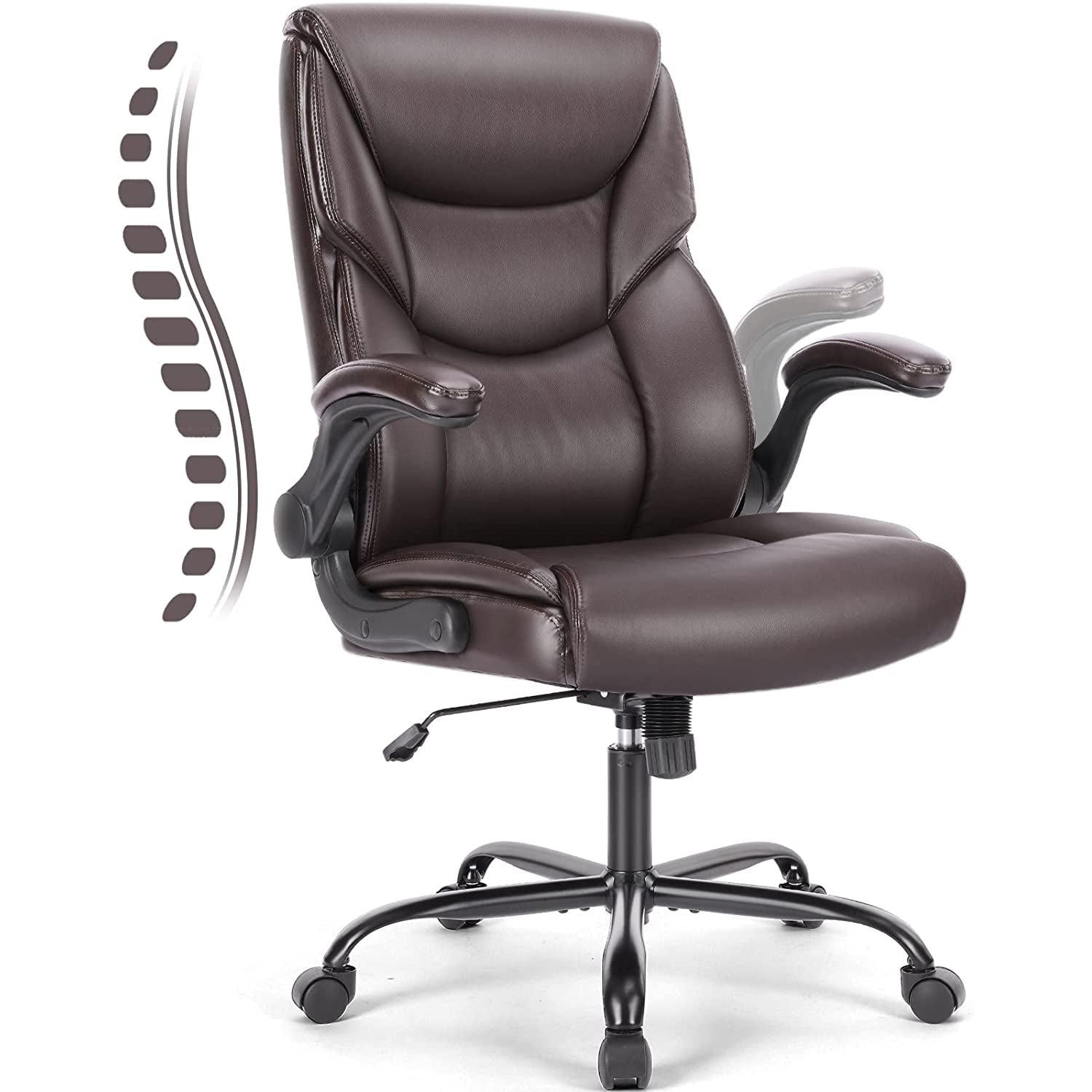Ergonomic Executive Chair High Back Bonded Leather