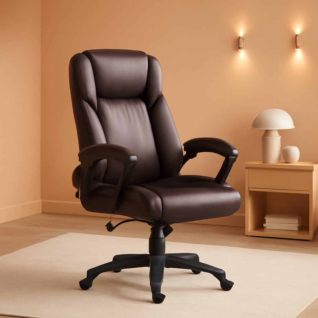 Ergonomic Executive Chair High Back Bonded Leather