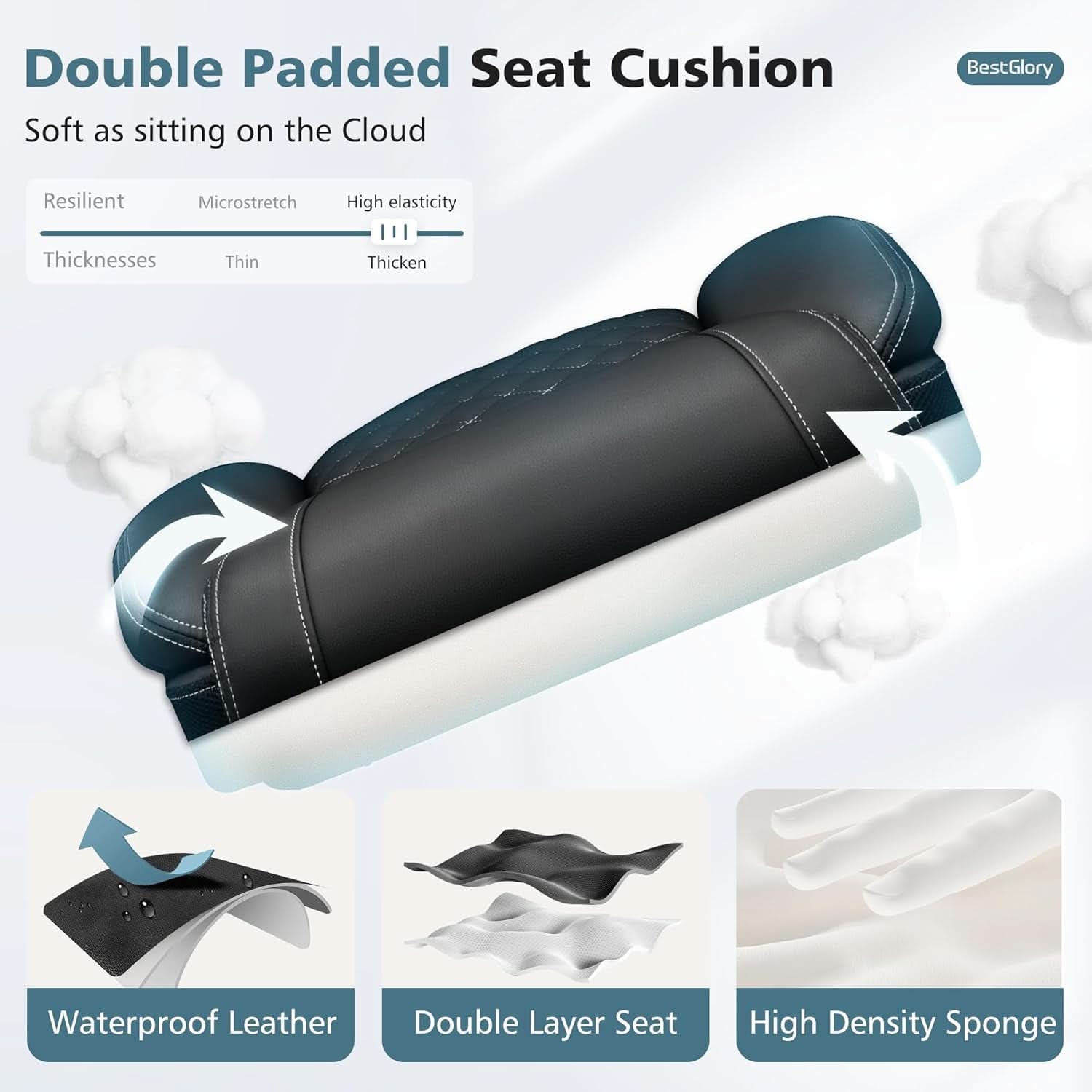 Ergonomic High Back Office Chair Tall With Lumbar Support