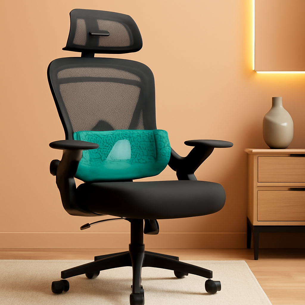 Ergonomic Mesh Office Chair High Back 2D Headrest Black