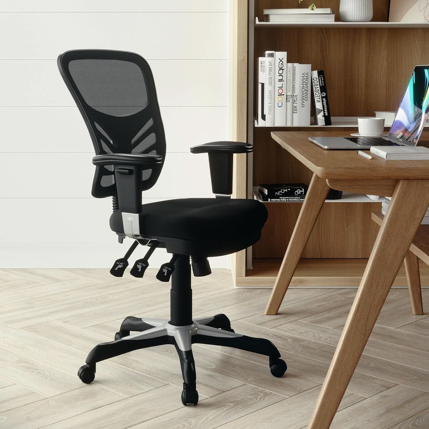 Ergonomic Mesh Office Chair With Adjustable Lumbar Black