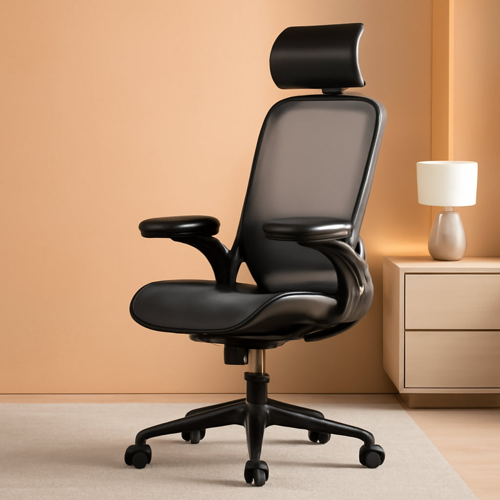 Ergonomic Mesh Office Chair With High Back And Adjustable Lumbar