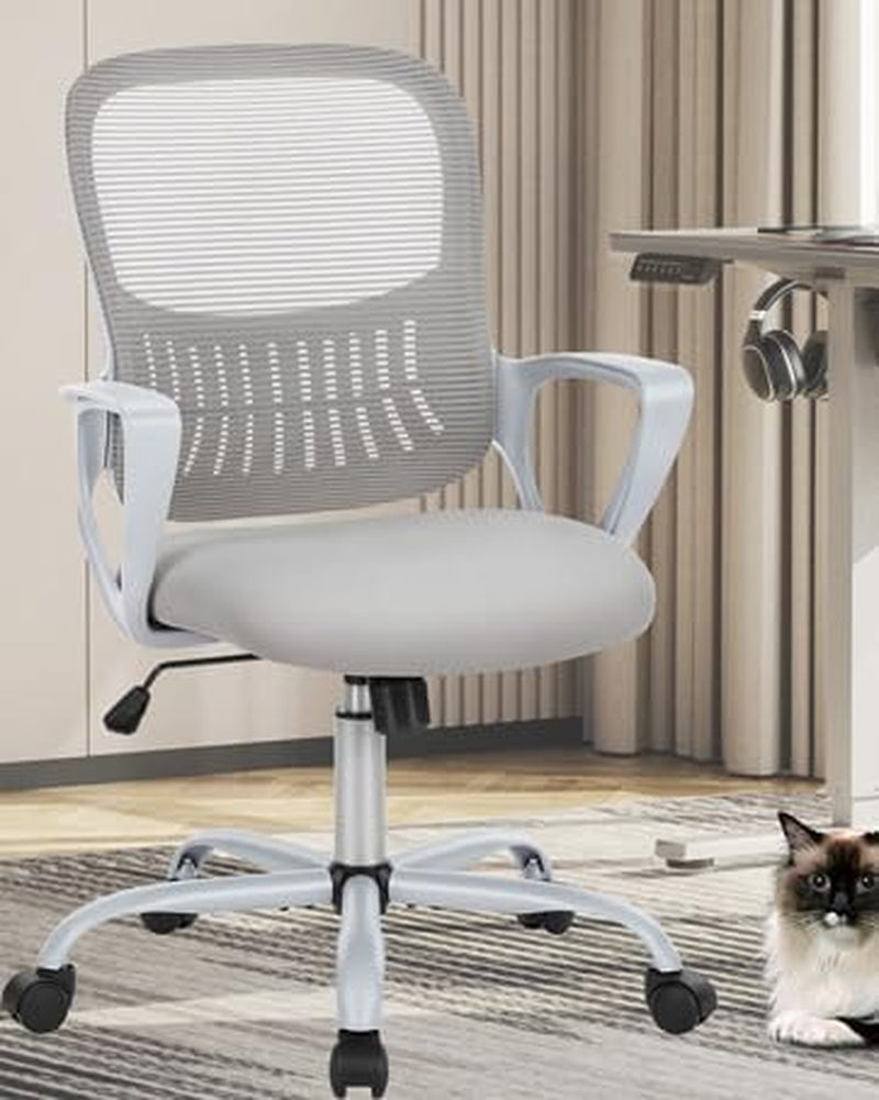 Ergonomic Mesh Office Chair With Large Seat And Lumbar