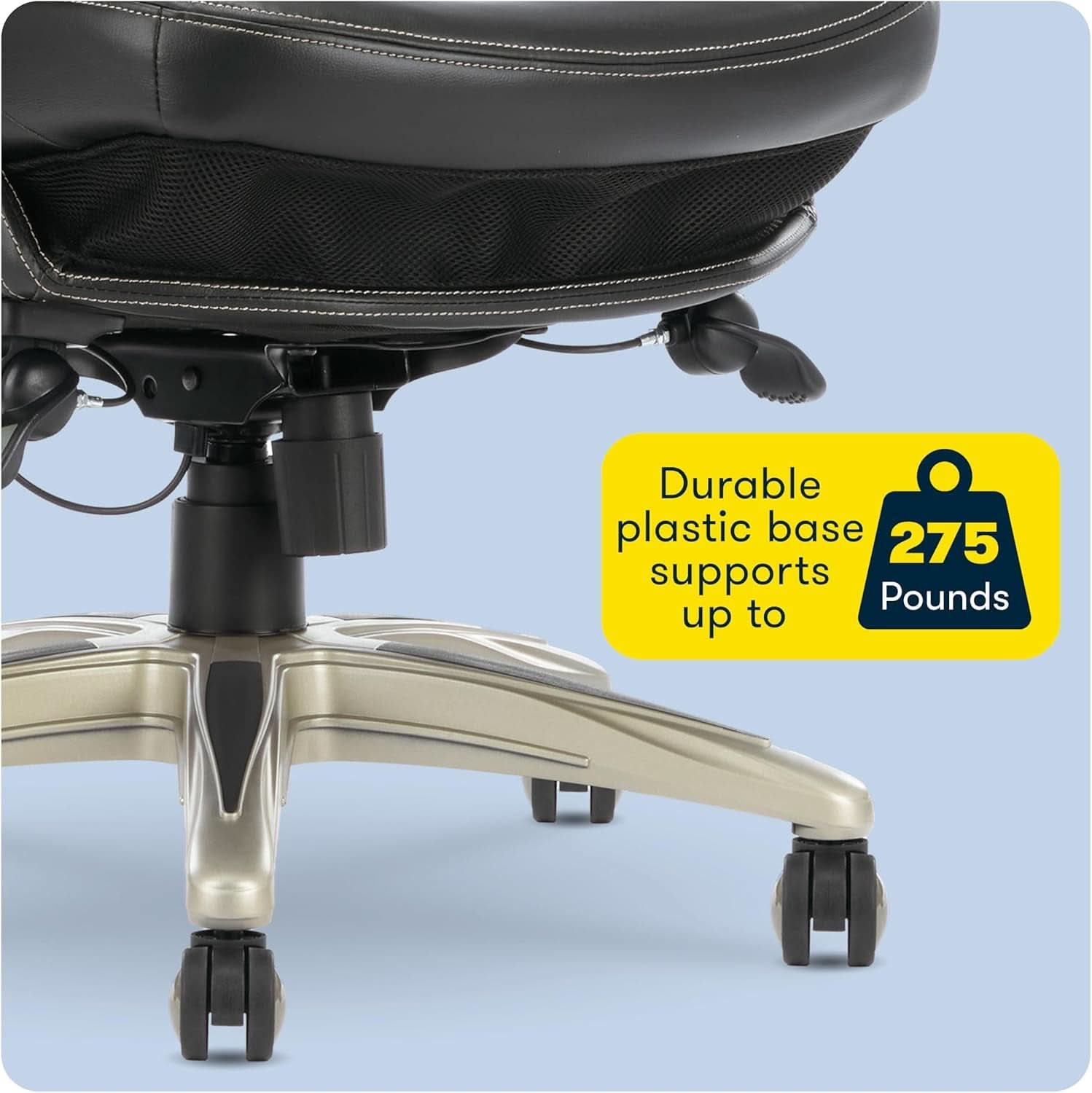 Ergonomic Office Chair Back In Motion Lumbar Support Black