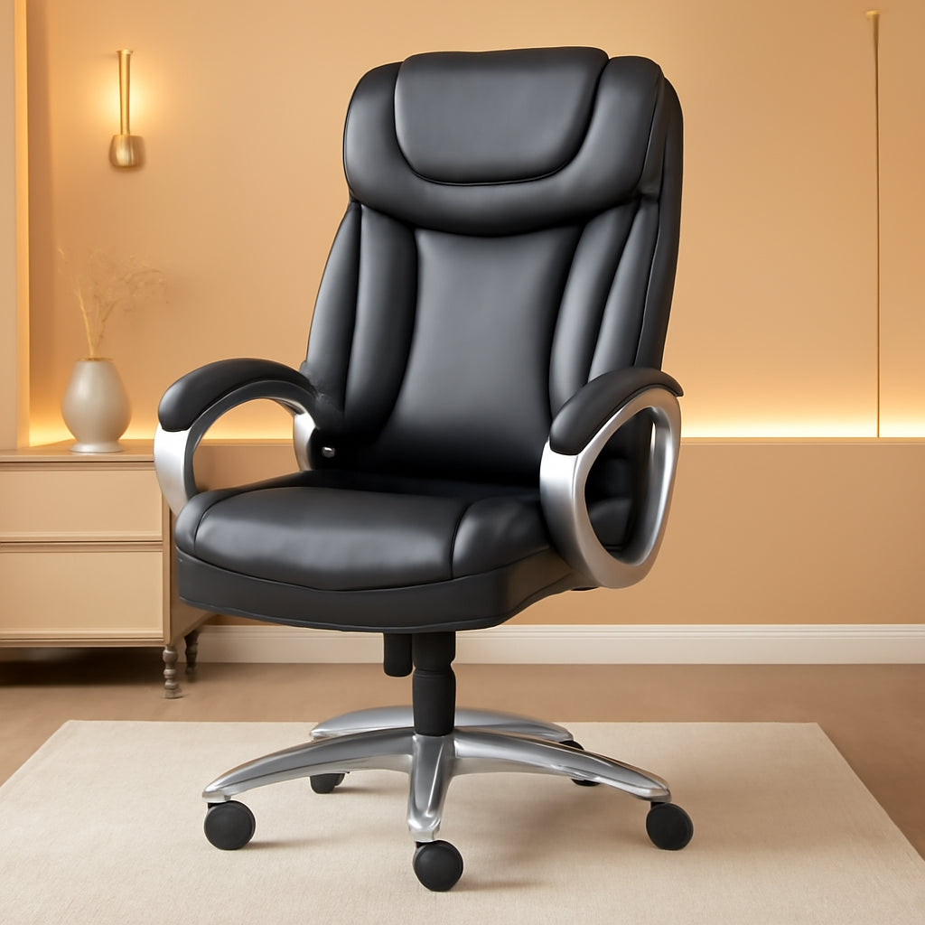 Ergonomic Office Chair With Adjustable Height And Headrest