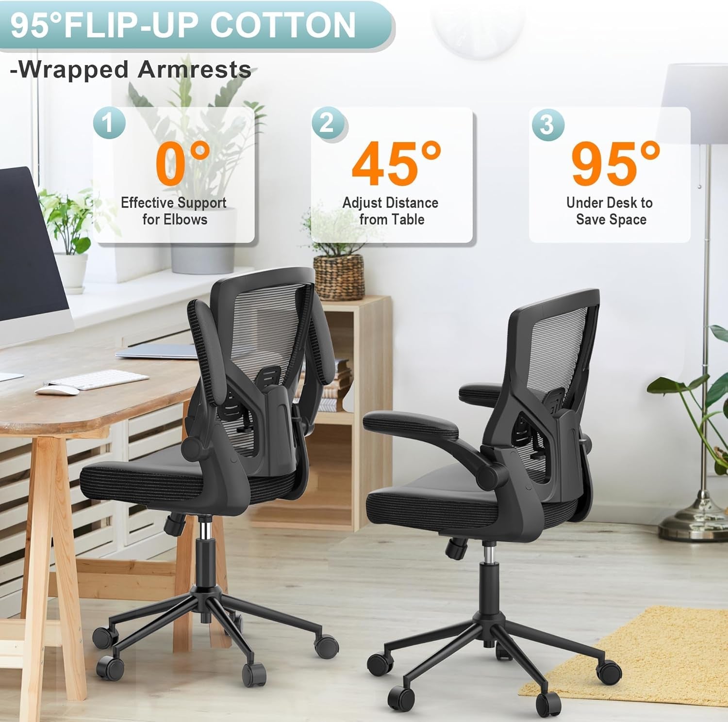Ergonomic Office Chair With Adjustable Height And Lumbar