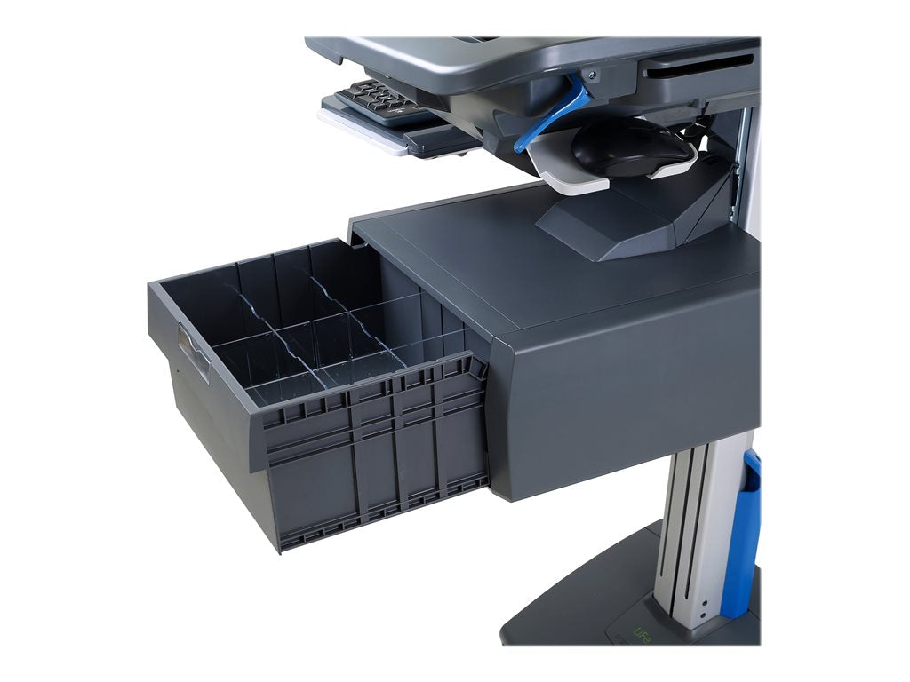 Ergotron - Cart - large drawer, single - dark gray - for P/N: SV42-8302-2