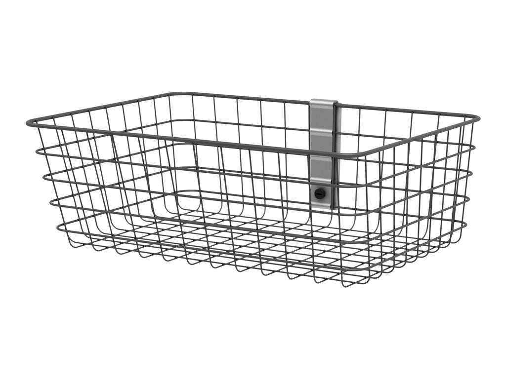 Ergotron - Mounting component (wire basket) - Large - medical - dark gray - cart mountable - for P/N: SV42-8302-2