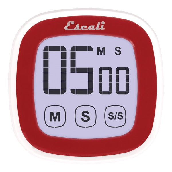 Escali DR3-R Touch Screen Digital Timer (Red)