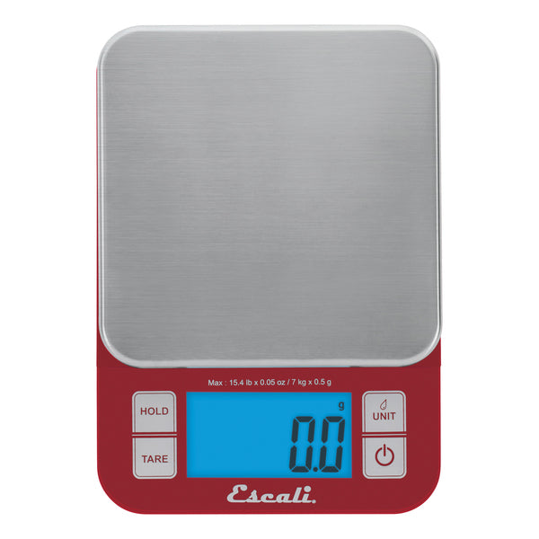 Escali SQ157R Nutro Digital Food Scale (Red)