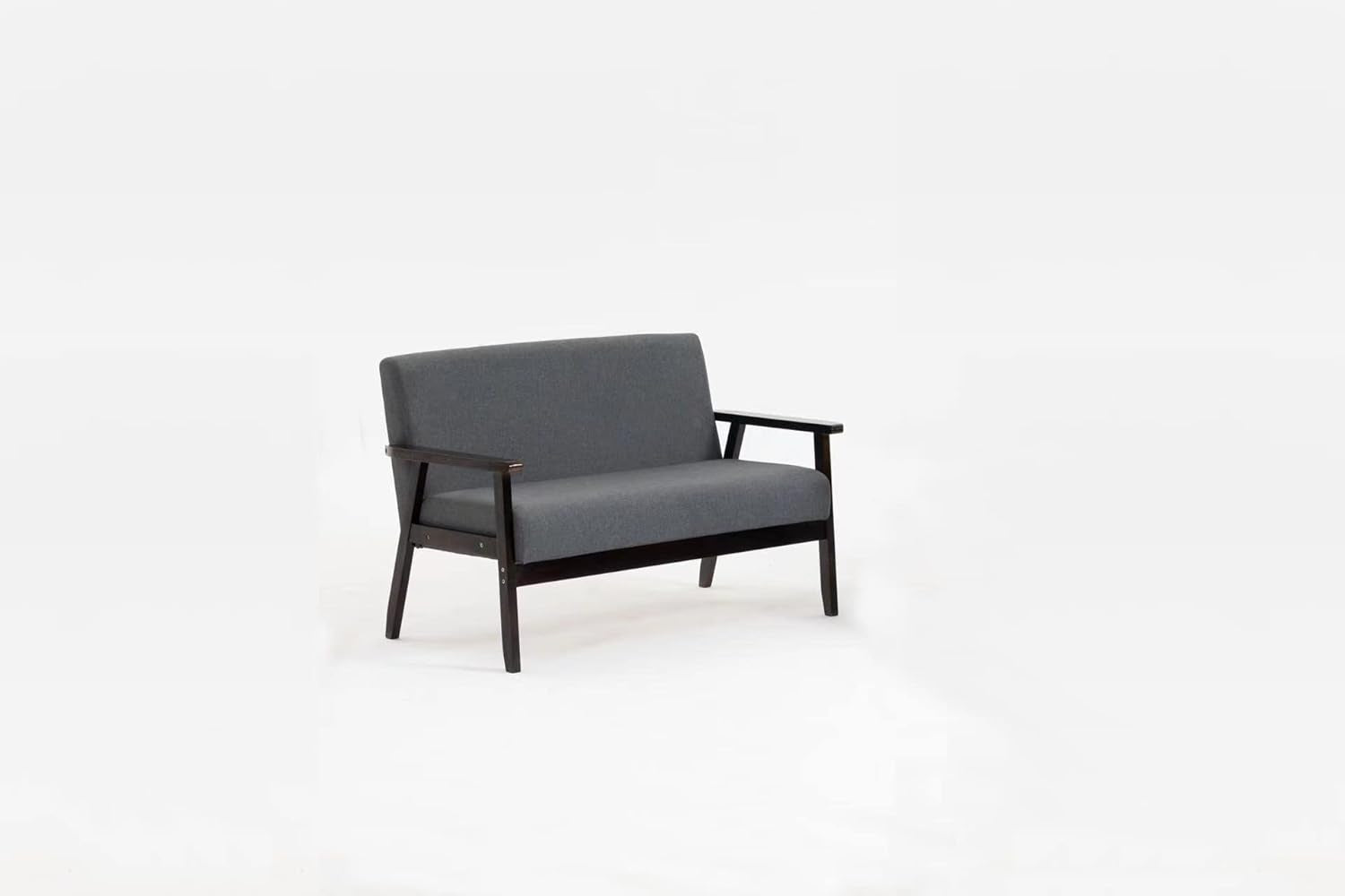 Espresso Loveseat And Chair Living Room Set Three Piece