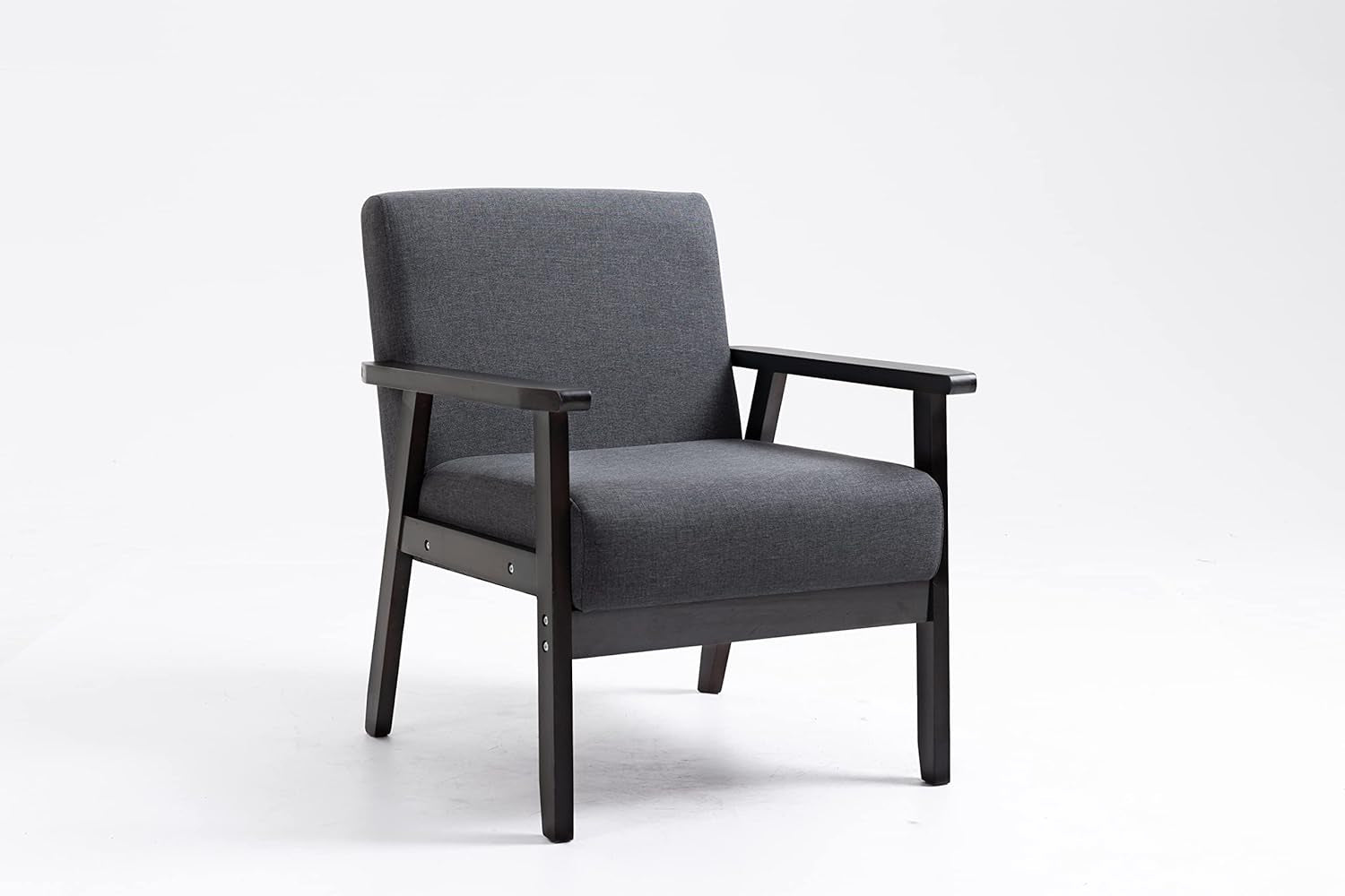 Espresso Loveseat And Chair Living Room Set Three Piece