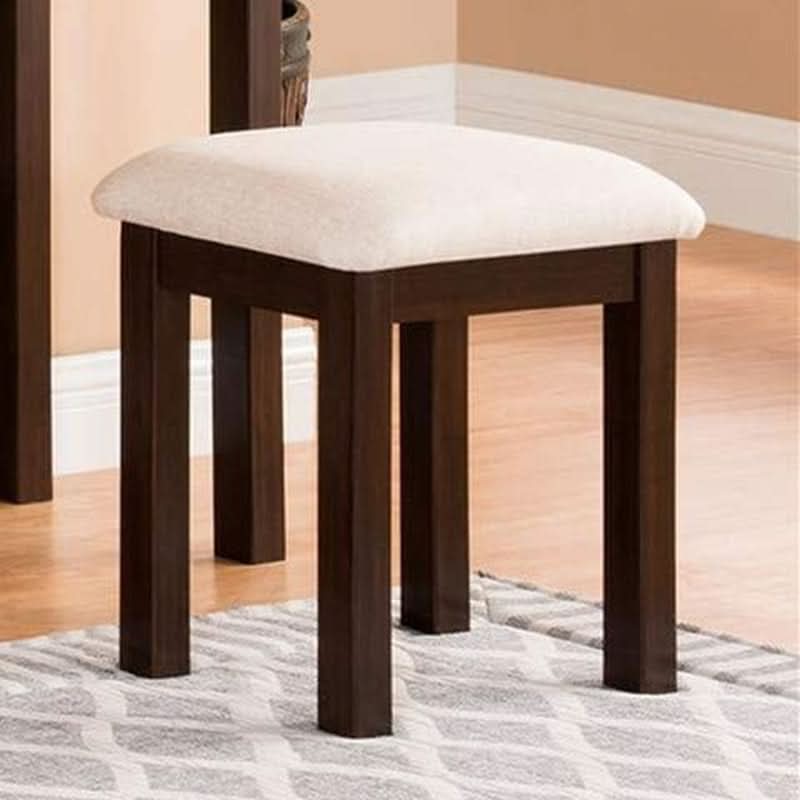 Espresso Transitional Vanity Set With Mirror For Home Use