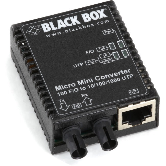 Ethernet Media Converter - Fast Ethernet Copper to Single-Mode Fiber | BLACK BOX LMC403A