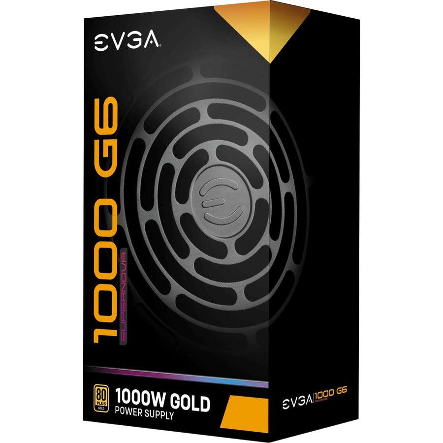 Evga Supernova G6 Series 220-G6-1000-X1 1000W 80 Plus Gold Fully Modular 10 Year Warranty Power Supply