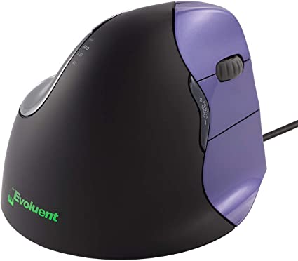 Evoluent VerticalMouse 4 Small - Ergonomic Mouse for Small Hands | Avoids Forearm Twisting VM4S