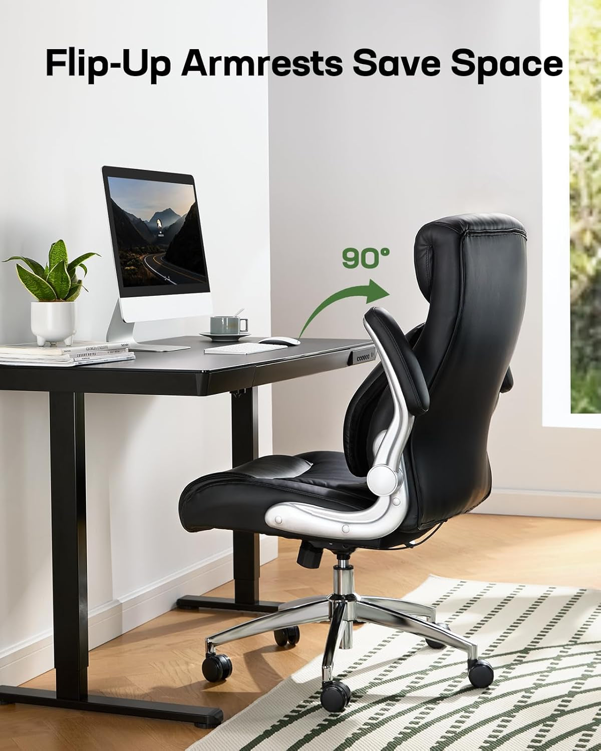 Executive Office Chair With Dynamic Lumbar Support
