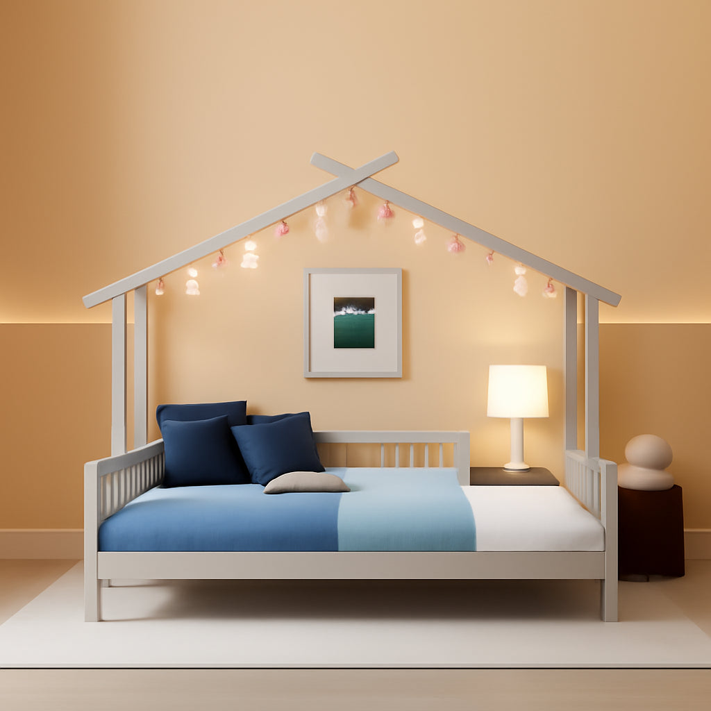 Extendable House Bed Twin To King Daybed With Roof