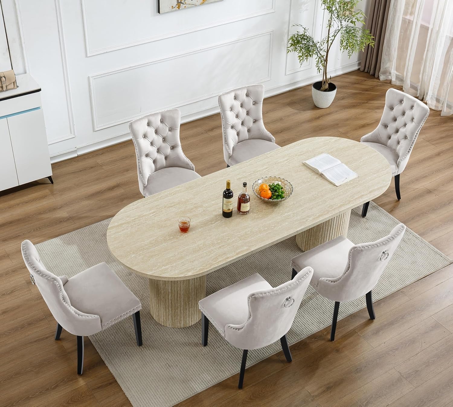 Extendable Walnut Farmhouse Dining Table 63 To 94 Inches
