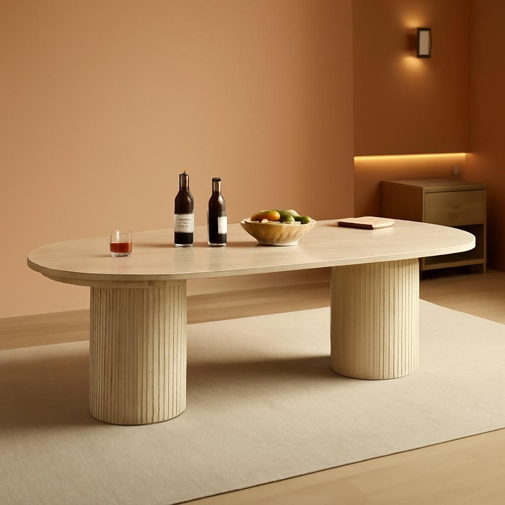 Extendable Walnut Farmhouse Dining Table 63 To 94 Inches