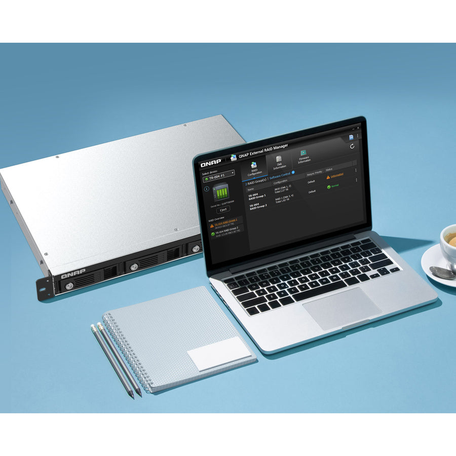 External Hard Drive Enclosure - QNAP TR-004U-US 4-Bay USB 3.2 RAID Storage | Tecisoft