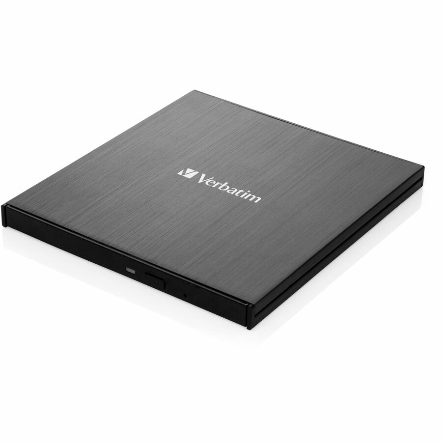 External Slimline Blu-ray Writer - BD-R, CD-R, DVD+R, DVD-R Support/24x CD Write/6x BD