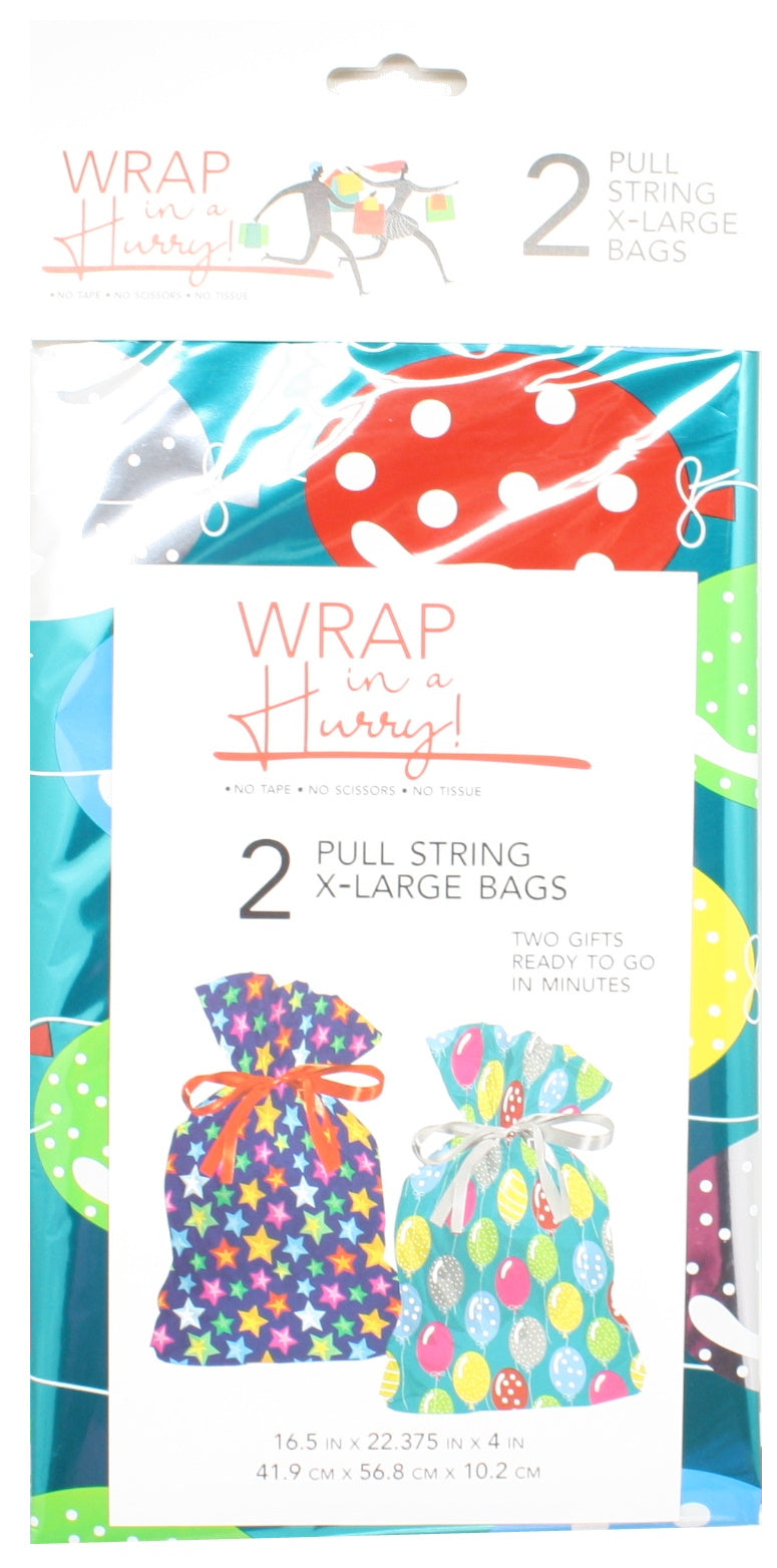 Extra Large Pull String Gift Bags