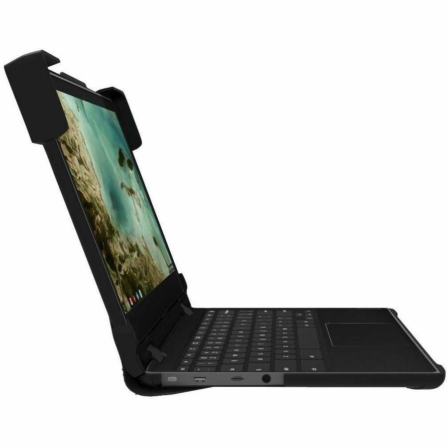 Extreme Shell-S for Dell 3100/3110 Chromebook 2:1 Convertible 11.6 (Black/Clear)" DL-ESS-3100-CBY-BCLR