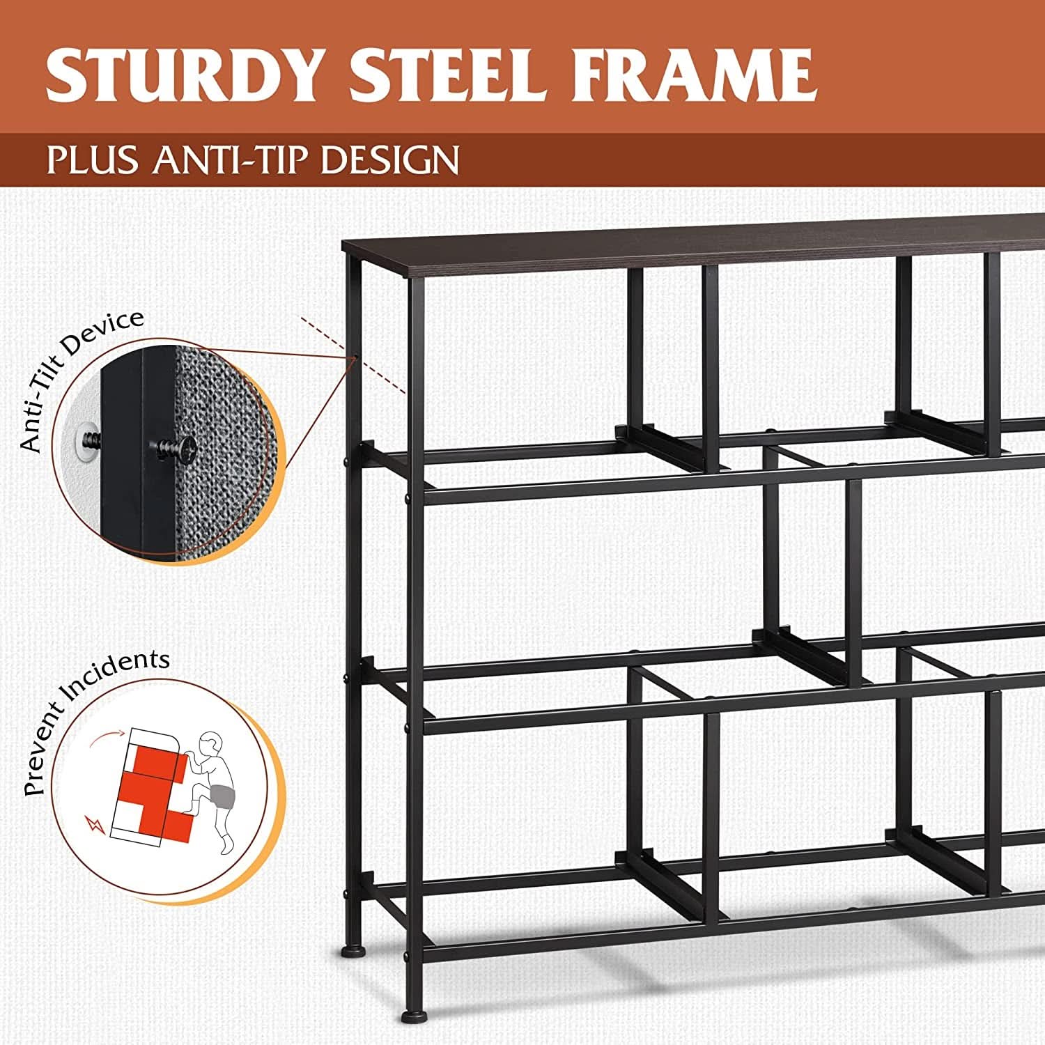 Fabric Dresser With TV Stand 8 Drawer Bedroom Storage