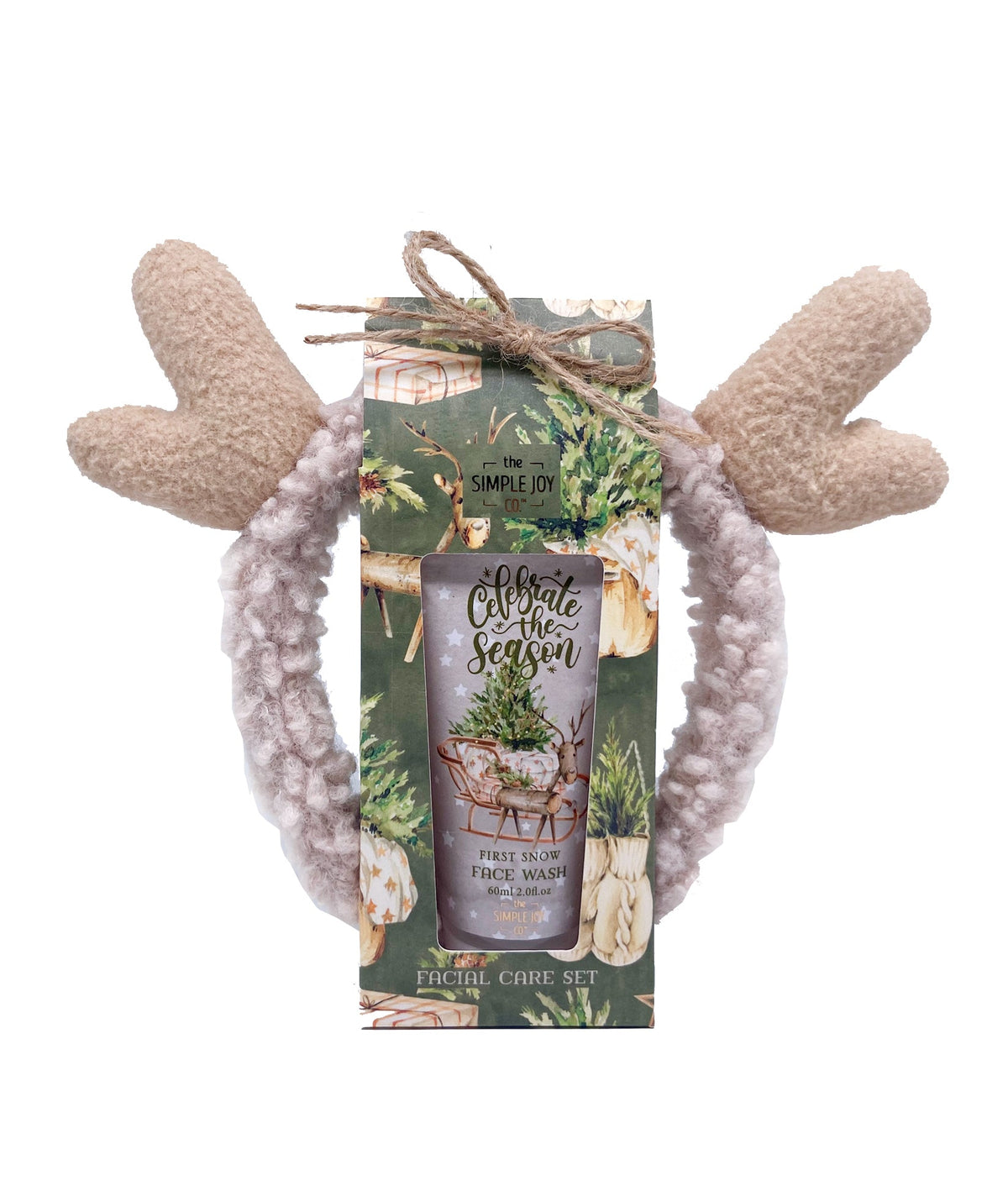Face Wash With Lamb Headband - First Snow