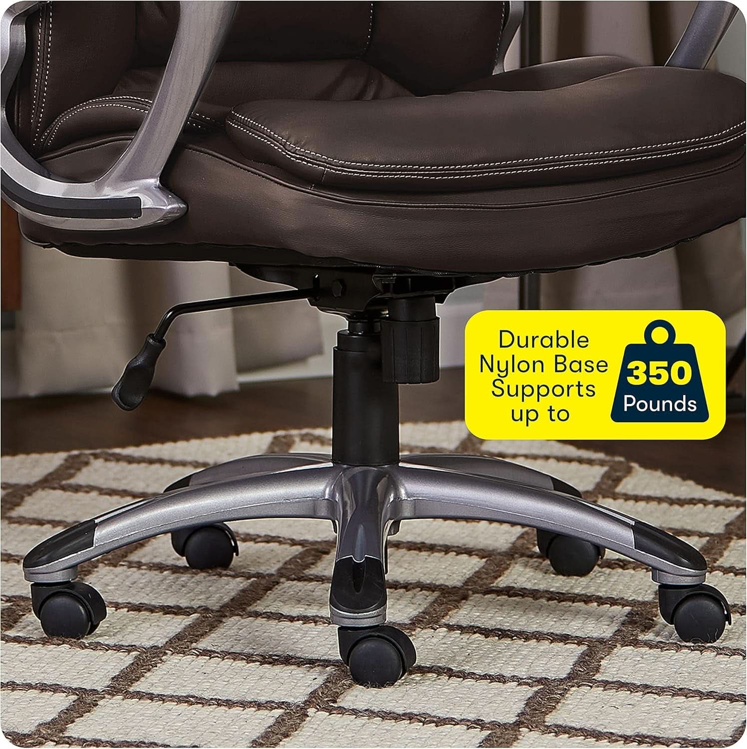 Fairbanks Big And Tall High Back Executive Office Chair With Layered Pillows