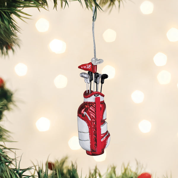 Fairway Charm Glass Ornament