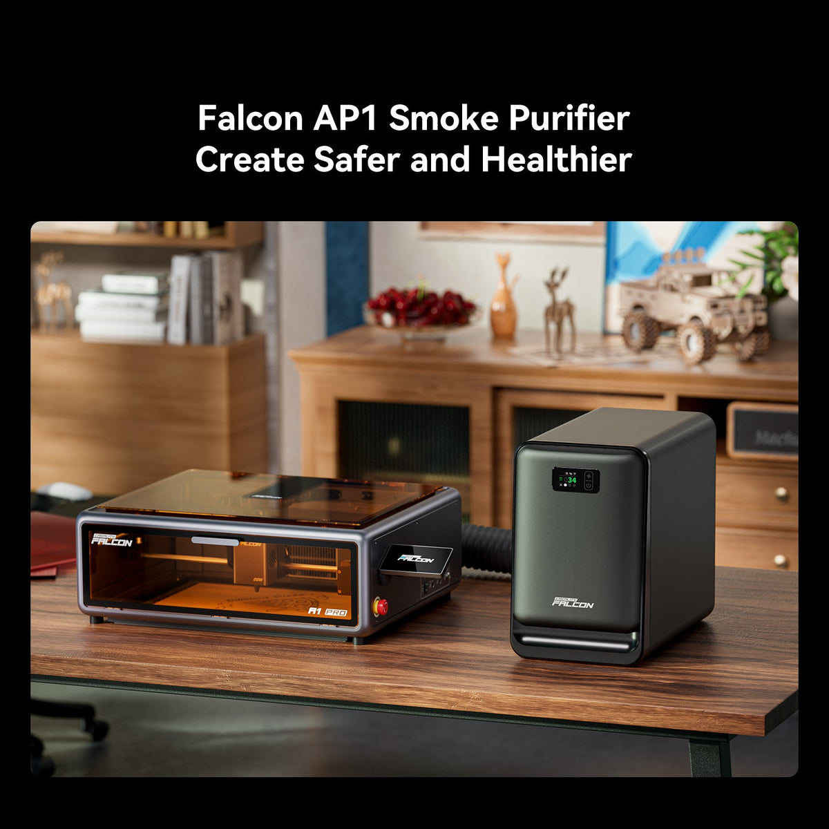 Falcon A1 Pro 20W Laser Engraver & Cutter with Smart Camera and App Control