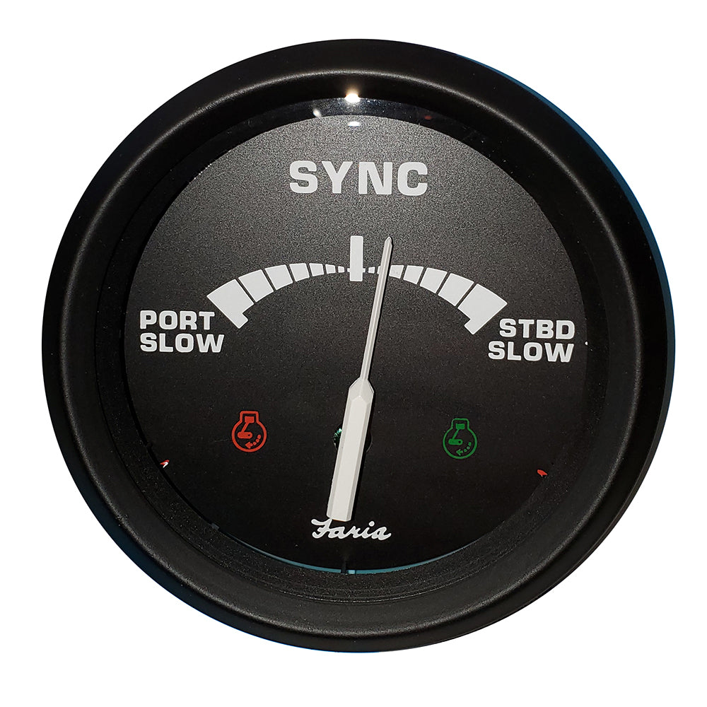 Faria 4" Gauge Engine Synchronizer f/Dual Engines Gas &amp; Diesel