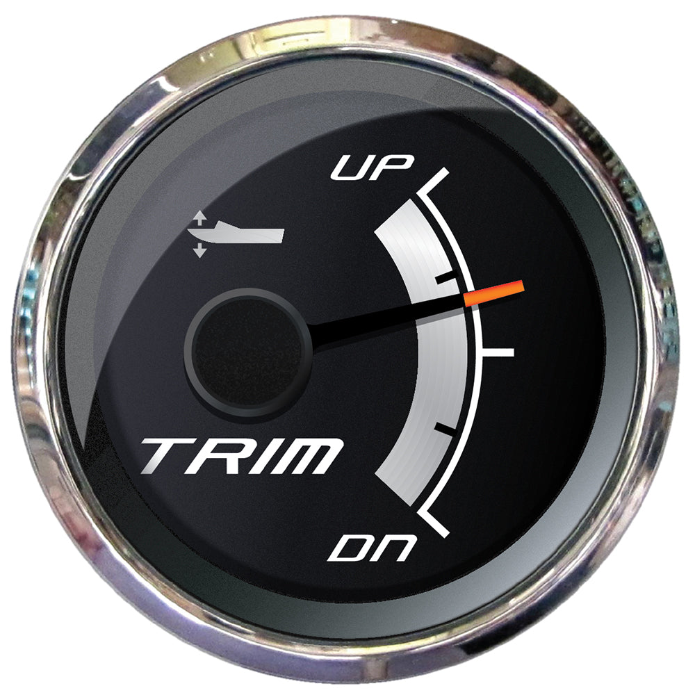 Faria Platinum 2" Trim Gauge f/Mercury, Mariner, Mercruiser, Volvo DP, Yamaha 2001 &amp;