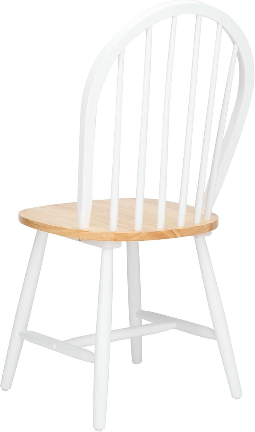 Farmhouse 18 Inch Black Spindle Back Dining Chairs Set Of 2