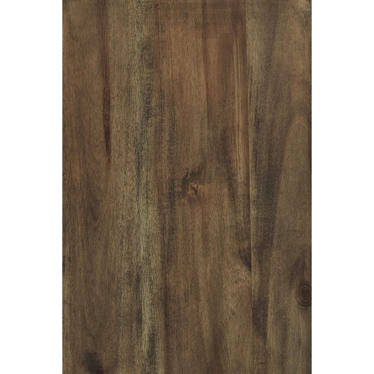 Farmhouse Dining Extension Table Seats 8 Distressed Nutmeg