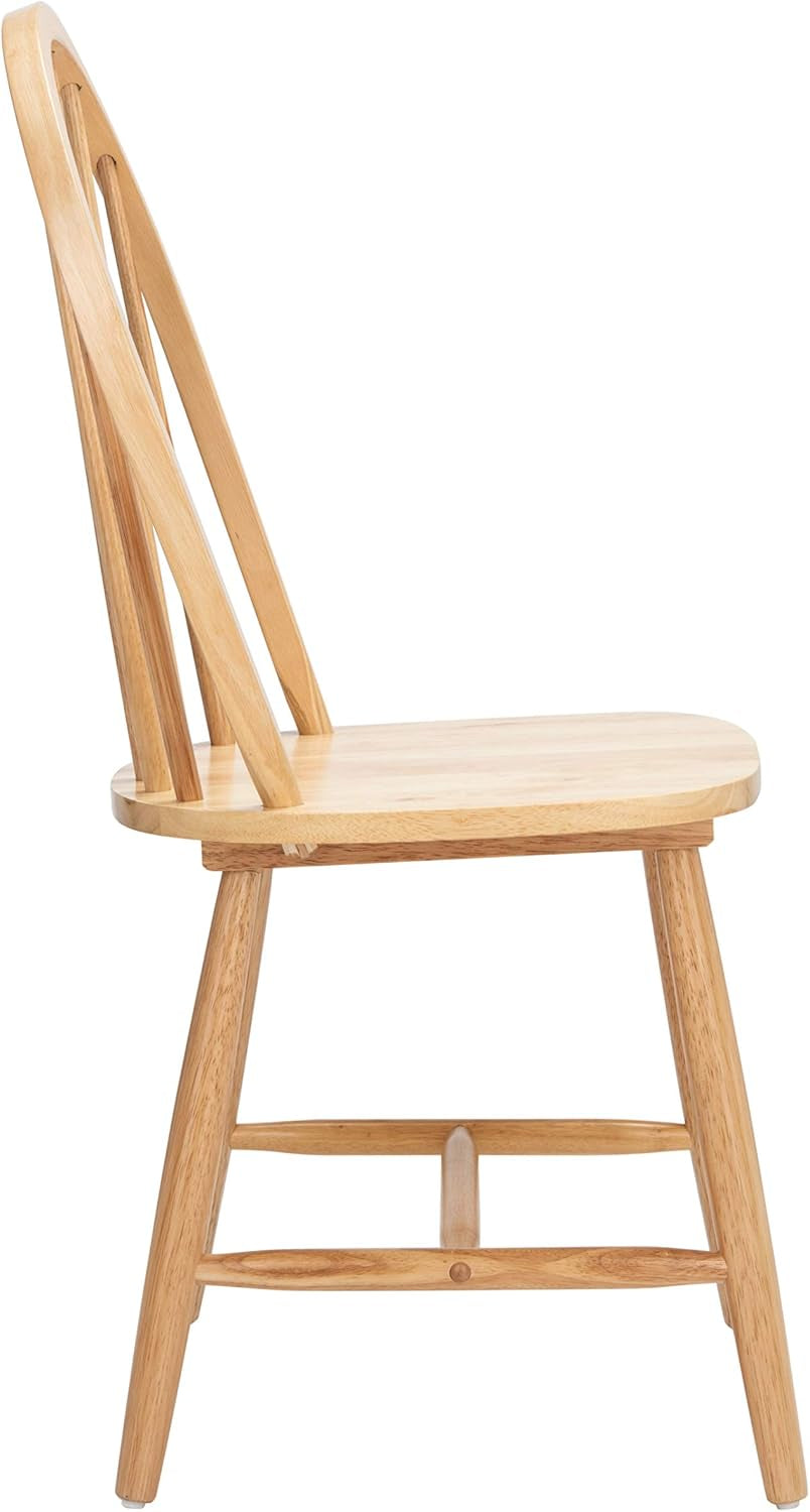 Farmhouse Spindle Back Dining Chairs 18 Inch Black
