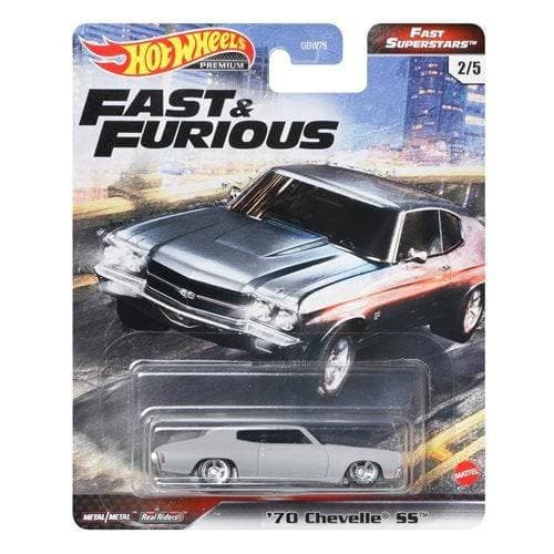 Fast & Furious Hot Wheels 2021 Chevelle SS Premium Die-Cast Car for Kids & Collectors