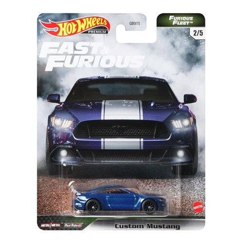 Fast & Furious Hot Wheels 2021 Custom Mustang – Premium Collectible Car for Kids & Fans