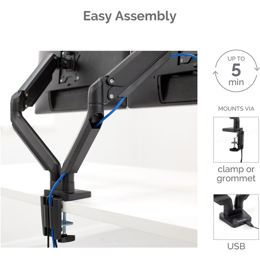 Fellowes Platinum Series Dual Monitor Arm