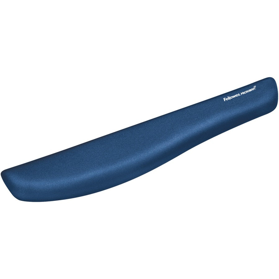 Fellowes Plushtouch&Trade; Keyboard Wrist Rest With Microban&Reg; - Blue