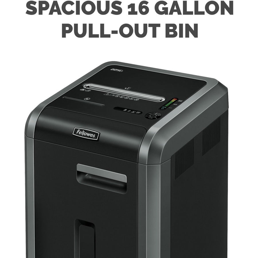 Fellowes Powershred 225Ci Cross-Cut Shredder - 100% Jam Proof Commercial Shredder | Office Equipment 3825001