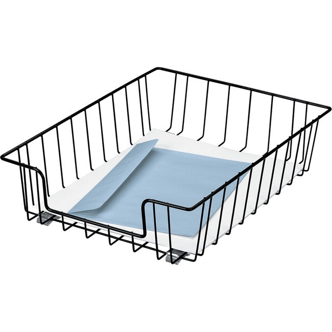 Fellowes Wire 3In Letter Tray With Contemporary Design Organizes Documents And F Fel-60112